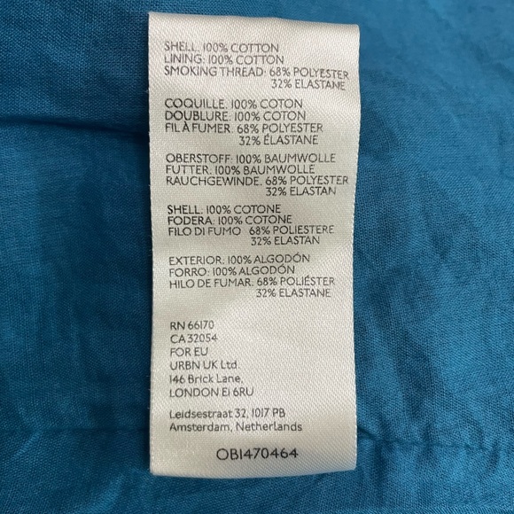 Free People Sweet Annie Mini Dress XS Tiered Cotton Boho Summer - Picture 11 of 12